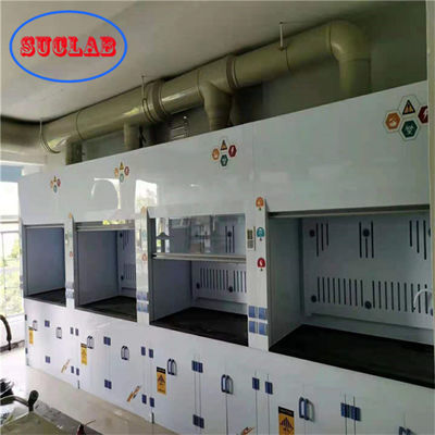 Good price HEPA Filter Chemical Fume Hood With Wet Scrubber Fixed Armrest online