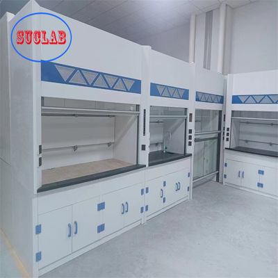 Good price Blue Laboratory Fume Cupboard Control Perchloric Acid Fume Hoods For Safe Chemical Handling online