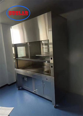 Good price Industrial Grade Ducted Fume Hoods with LED Light and Manual / Automatic Control online