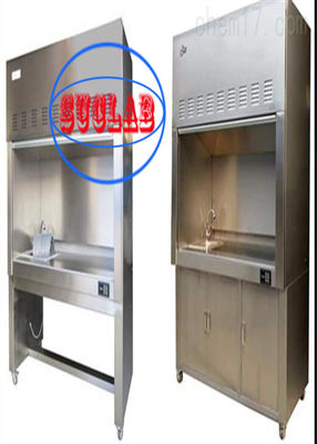 Good price Manual Control Method Ducted Lab Fume Hood  Easy to Audible And Visual Alarms online