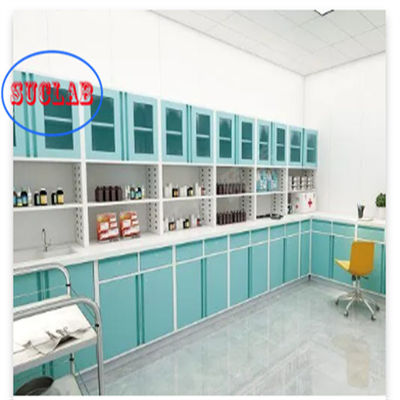 Good price Three Section Slider Hospital Furniture Medical Cabinet with Sink And High Durability and Performance online