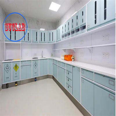 Good price Wall Mounted Full Steel Hospital Disposal Work Benches with Drawers Manufacturers Heavy Duty Design online