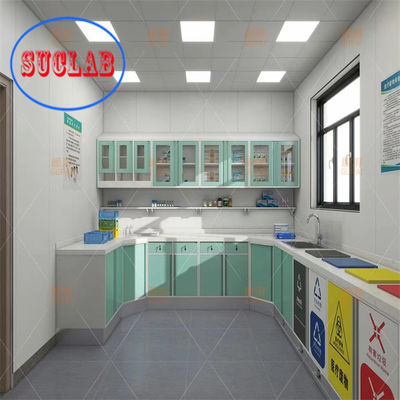 Good price Adjustable Shelves Hospital Clinic Furniture Medical Treatment Cabinet Cost With Full Steel Handle online