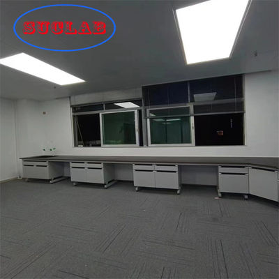 Good price Wood Lab Furniture Materials With Chemical Resistant Laminate Multiple Cabinets C Frame online