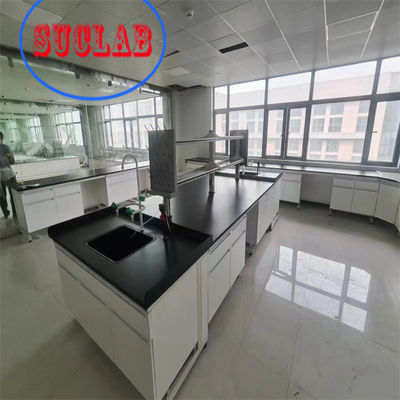 Good price Excellent Customer Service Chemistry Lab Workbench Wood Lab Casework With Some Assembly Required online