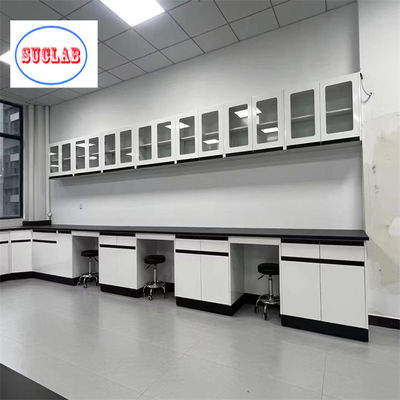 Good price Chemical Resistant  Chemistry Lab Workbench Steel Wood  Laboratory Bench DTC105 DEG Hinges Safety Level online