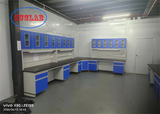 Good price Safety Chemistry C Frame Chemistry  Lab Workbench Laboratory Furniture Malaysia With Multiple Cabinets online