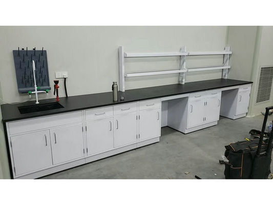 Good price Chemistry Lab Bench Phenolic Resin Worktop And Steel Frame Casework For Research Lab online