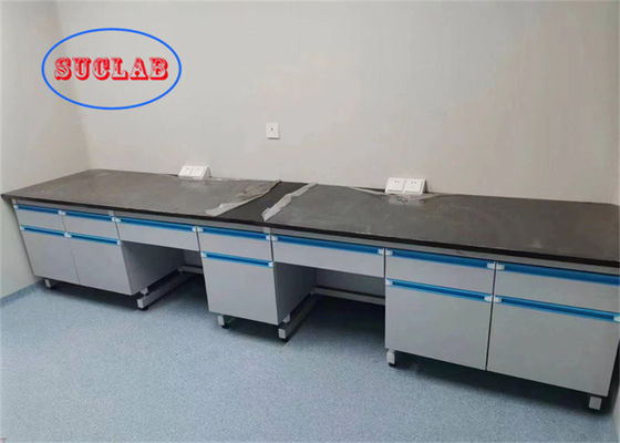 Good price DTC105 Hinges Chemistry Lab Workbench Lab Work Table Hong Kong Phenolic Resin Worktop C Frame Safety online