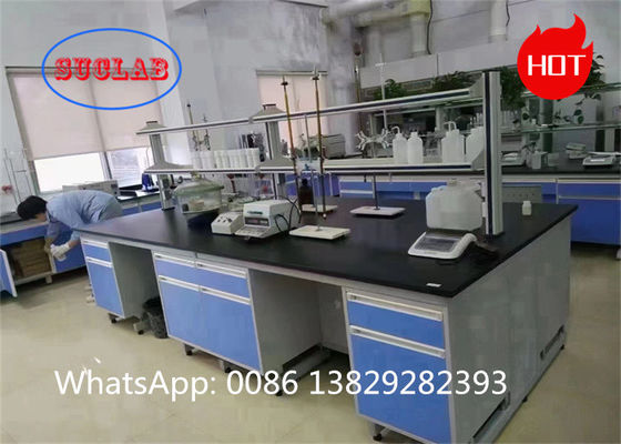 Good price Chemical Resistant Laminate  laboratory work benches and cabinetses with Cabinets online