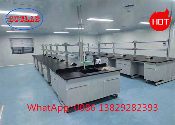 Good price Phenolic or Epoxy Resin Chemistry Lab Workbenches with  Cabinets and C Frames online
