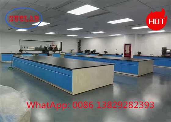 Good price Safety Steel Structure Phenolic Resin Chemistry Laboratory Workbench with DTC105 DEG Hinges online