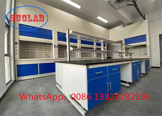 Good price Durable Steel Wood Chemistry Lab Workstation Manufacturer with C frame and DTC105 DEG Hinges online