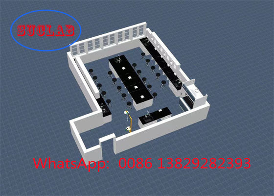 Good price Excellent Customer Service Fire Resistant Chemistry Lab Workbench with Phenolic Resin Worktop online
