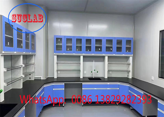 Good price Top Notch Steel Wood Laboratory Work Benches with Chemical Resistant Laminate Work Surface online