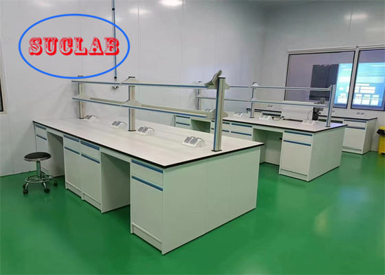 Good price Blue Epoxy Resin Countertop Chemistry Lab Bench Cost for Hospital & School Laboratory online