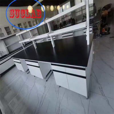 Good price Non-welded Linear Handle Chemistry Modular Lab Bench Manufacturer  with Multi-Functional Socket and Rectangular Design online