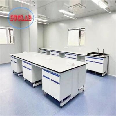 Good price Phenolic Resin Chemistry Lab Workbench Chemical Laboratory Furnitures with DTC105 DEG Hinges and Epoxy Resin Worktop online