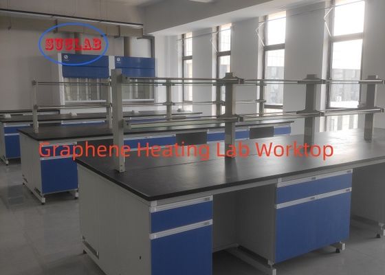 Good price School Science Experiments Chemistry Heating Lab Workbench with Reagent Rack online