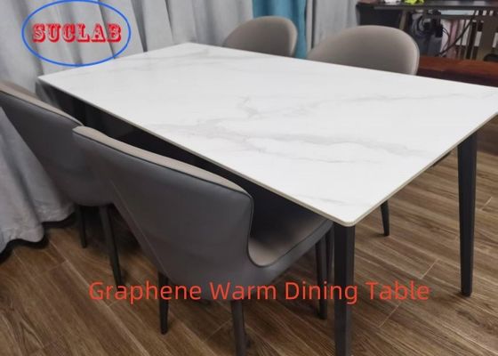 Good price Stylish Dining Experience with Hand Control and Heating Funriture Graphene Warm Dining Table online