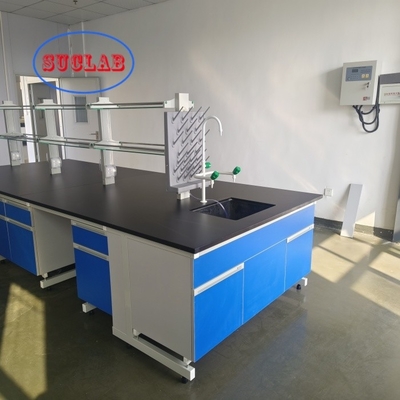 Good price Customizable Dimension L*1500/750 W *800/850mm H Chemistry Lab Bench Suppliers Rectangular Shape for Durable Lab Equipment online