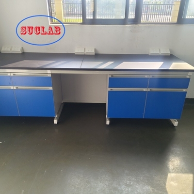 Good price Rectangular Chemistry Lab Bench Factories for Hospital Steel Wood/304 Stainless Steel/Customized Design online