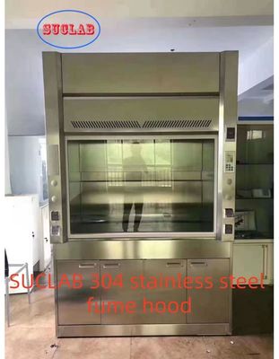Good price Custom Original Color Upgrade Your Stainless Steel  Ducted Fume Hood Lab Fume Hood Design fin Laboratory with 220V/10A  and 250mm Air Outlet online