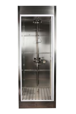 Good price Enclosed Emergency Eye Wash & Shower Manufacturers Wall-mounted Drainage Drain Pan Or Floor Drain for Emergency Situations online