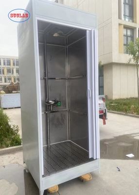 Good price Stainless Steel Shower Head Custom Cubicle Emergency Shower and Eye Wash with Wide Coverage Spray Pattern online